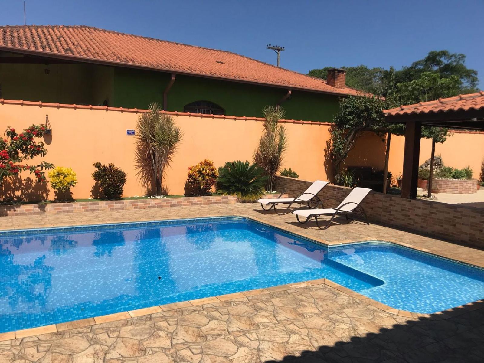 Chacara Bella Vida Com Piscina Churrasqueira Salao De Festas Fogao A Lenha Quadra Aracariguama Eksteriør bilde